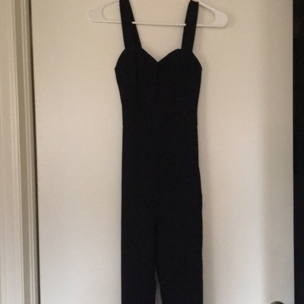 H&M floor length black jumper size 2